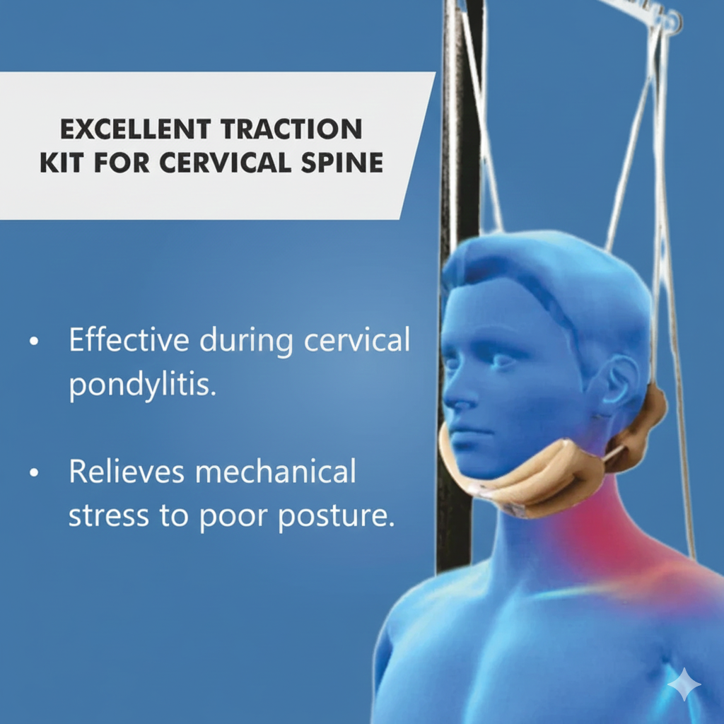 Cervical Collar (Hard Adjustable) | Rigid Neck Brace for Immobilization & Post-Surgery Cervical Support