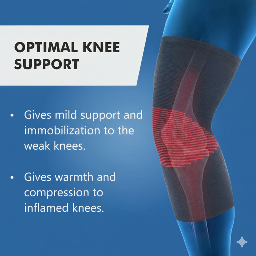 Knee Cap Furo (Pair) | Stretchable Support for Pain Relief, Arthritis, & Sports
