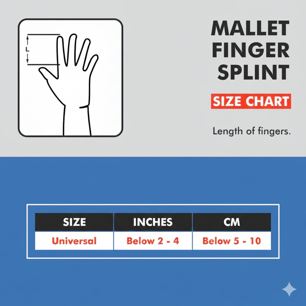 2 x Mallet Finger Splint